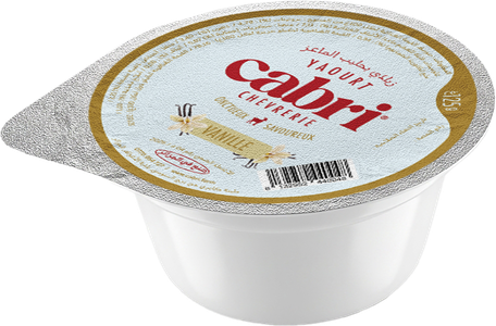 Yaourt de chèvre vanille Cabri 125 g